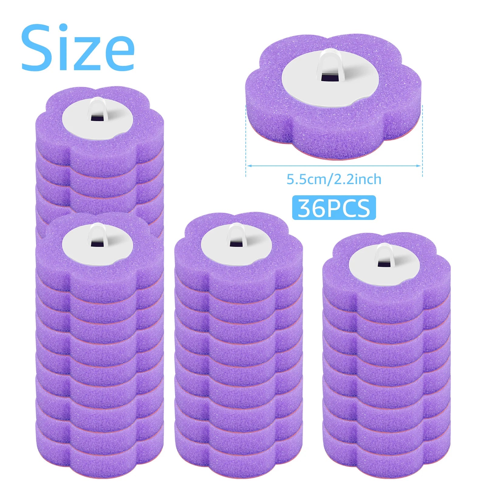 18/36Pcs Toilet Brush With Disposable Replacement Head Kits Upgrade Long Handle Bathroom Cleaning Brush For Home Wc Accessories - Smarsty