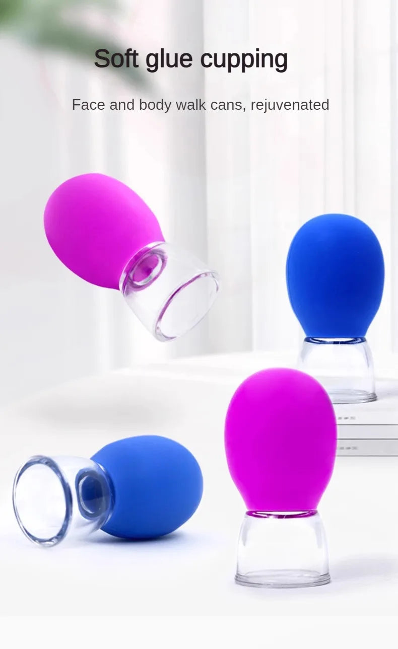Silicone Cupping Massage Set for Anti-Aging Treatment - Smarsty