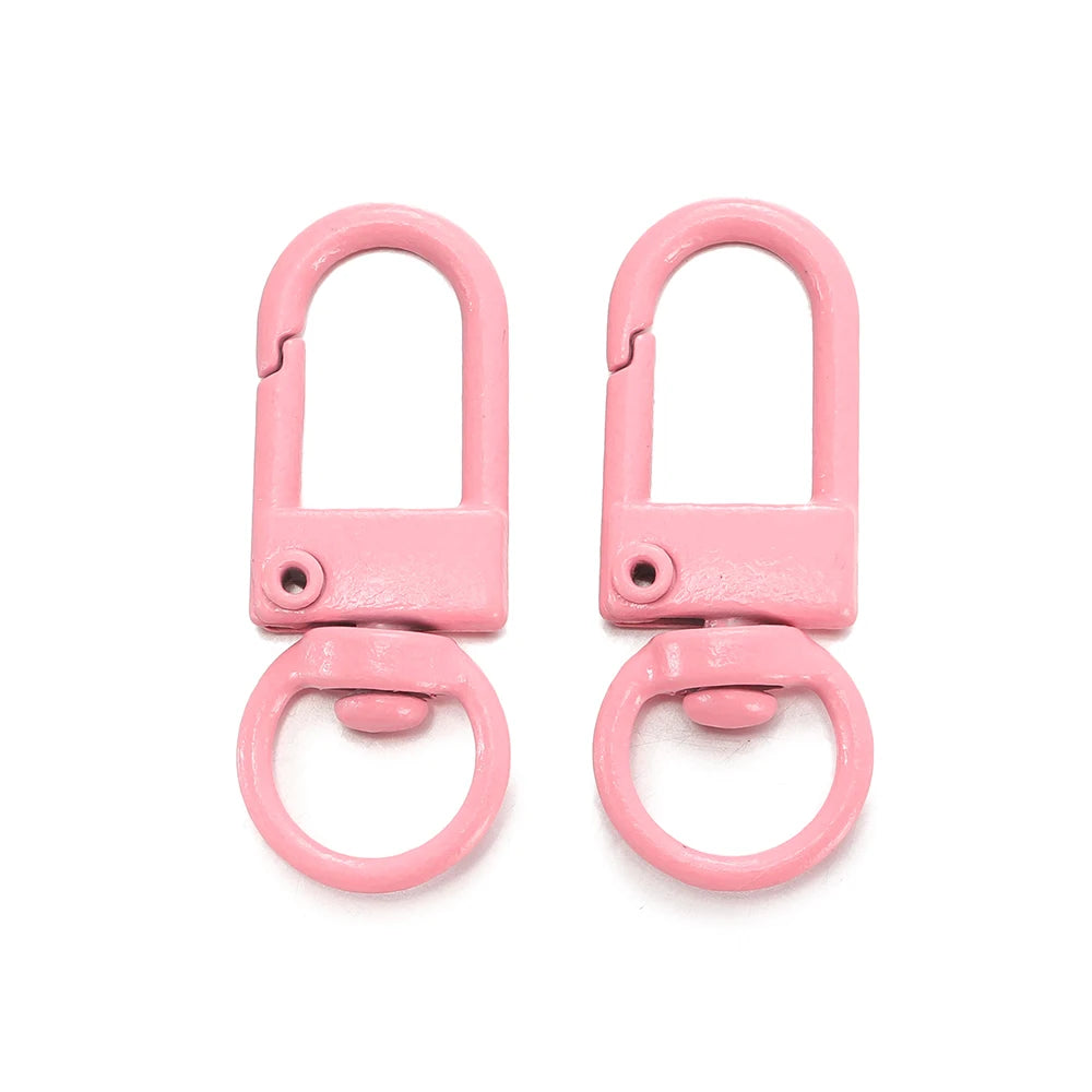 Colorful Alloy Snap Lobster Clasp Keychain Hooks Set - Smarsty