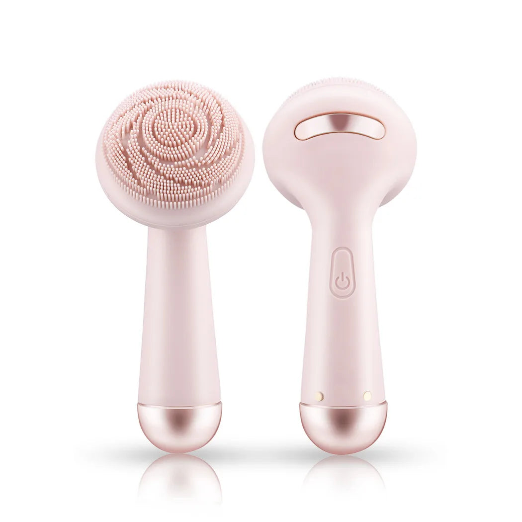 Electric Silicone Facial Brush with Vibration Massage - Smarsty