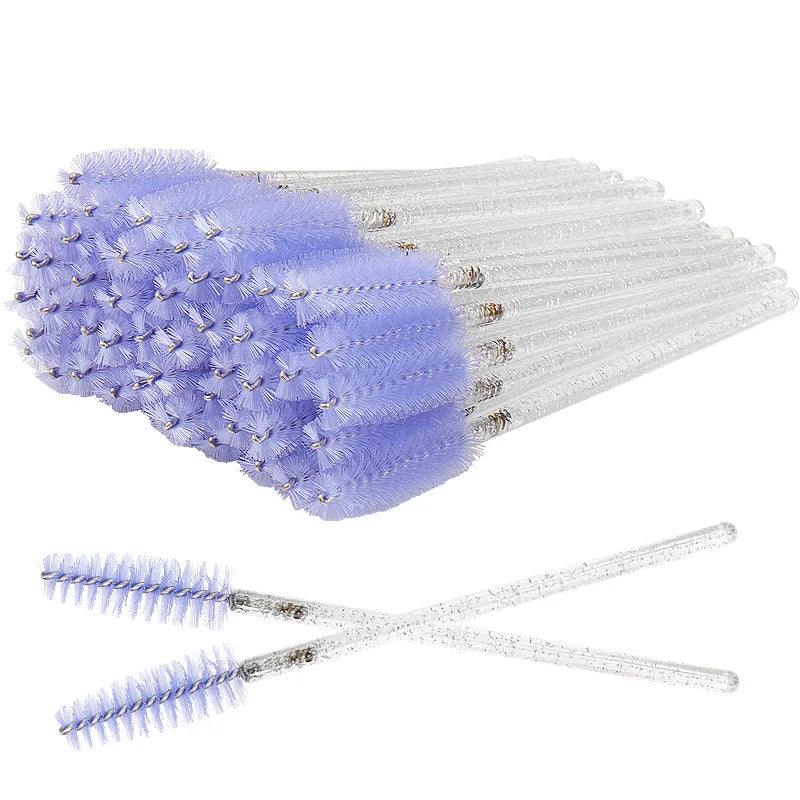 100 Pcs Disposable Eyelash Brushes for Easy Makeup Application - Smarsty