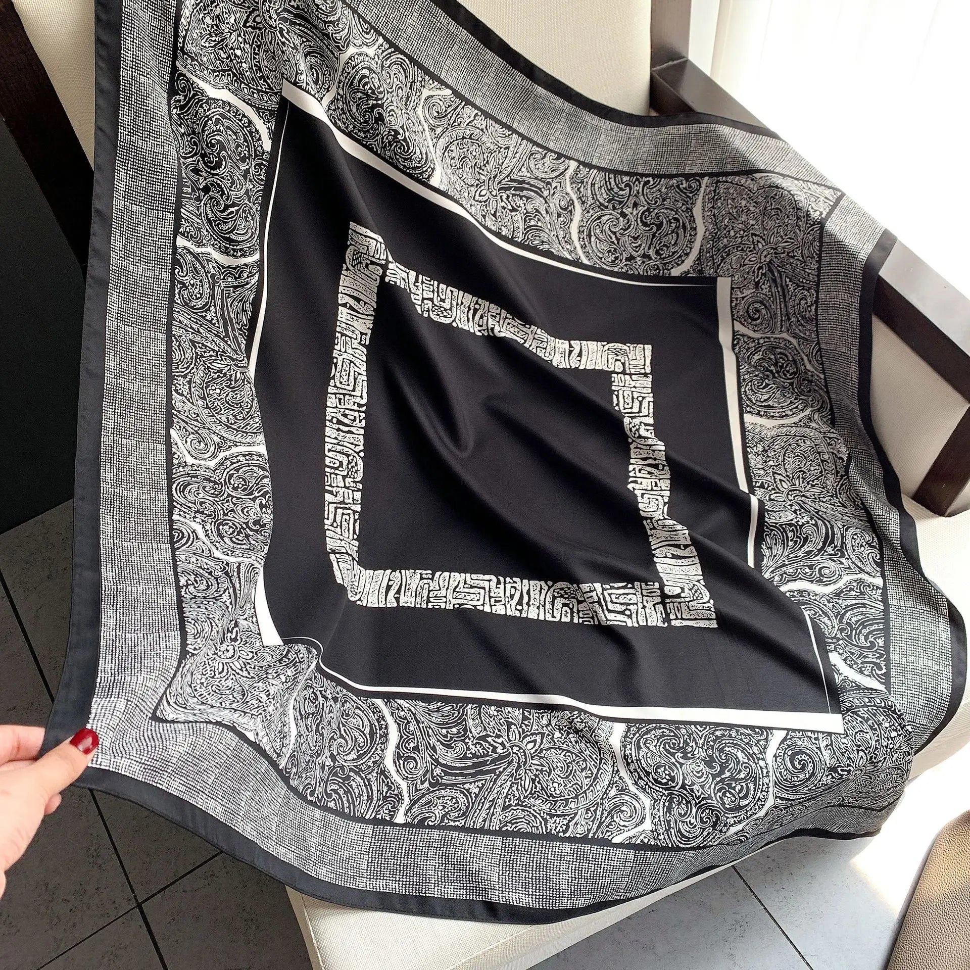 Luxury Women's Spring Scarf Soft Polyester Shawl - Smarsty