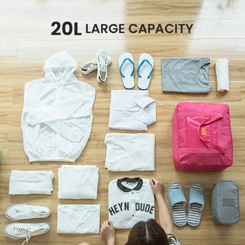 Lightweight Foldable Travel Duffel Bag For Carry On Luggage - Smarsty