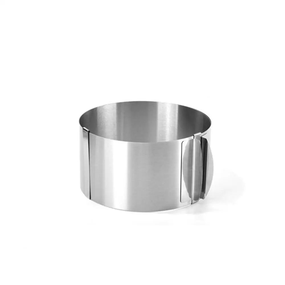 Rustproof Adjustable Stainless Steel Cake Mousse Ring - Smarsty