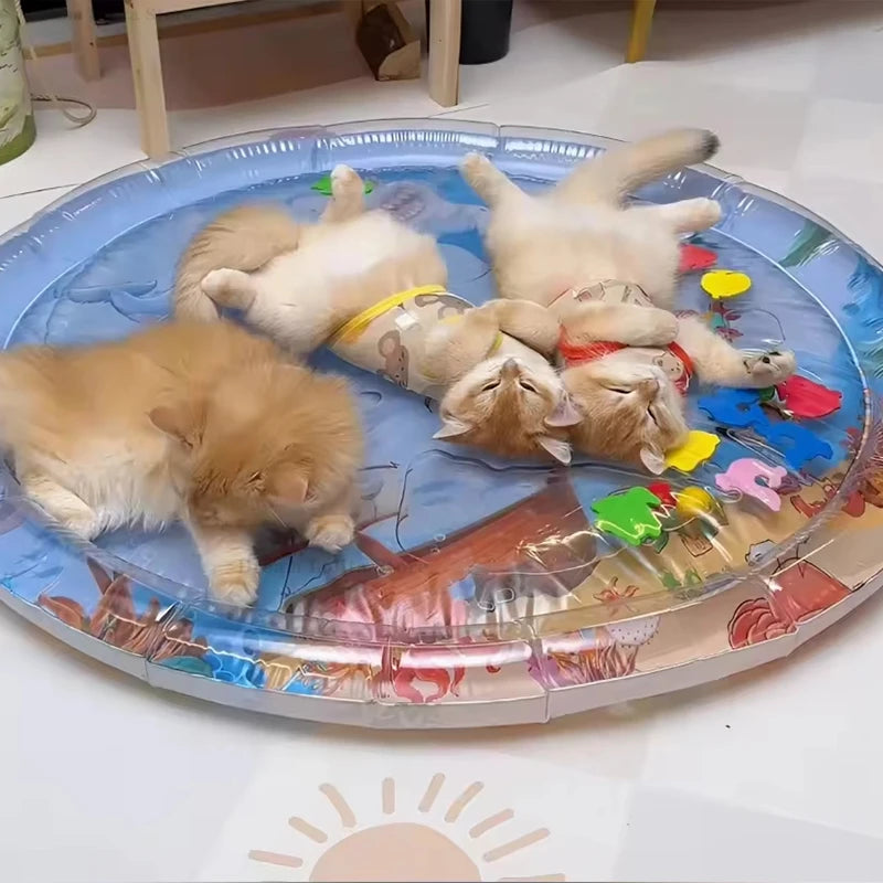 Inflatable Pet Water Play Mat for Cats and Dogs - Smarsty