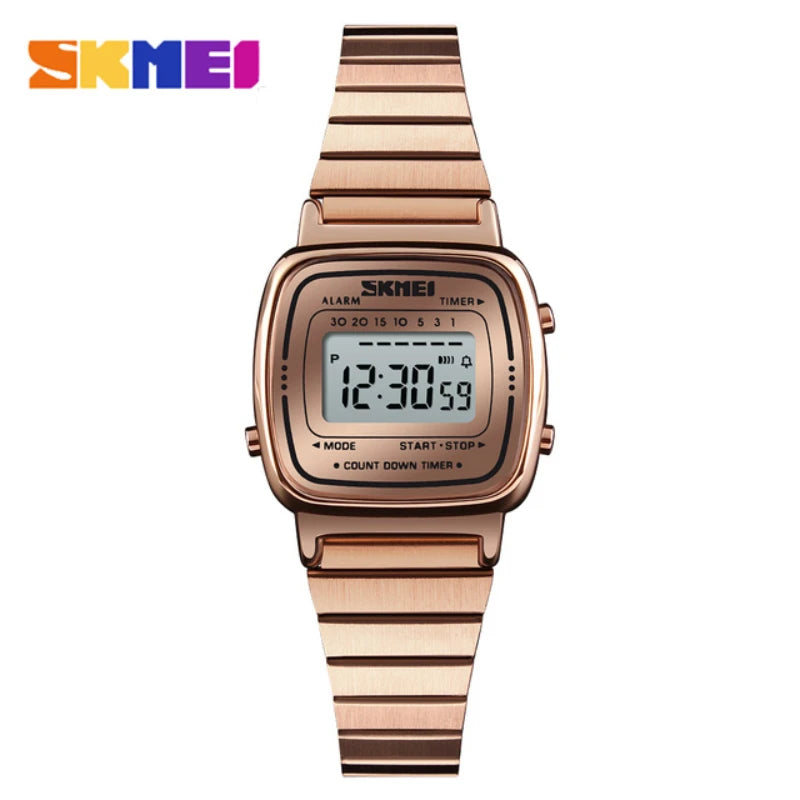 SKMEI 1901 Luxury Waterproof Digital Women's Watch - Smarsty