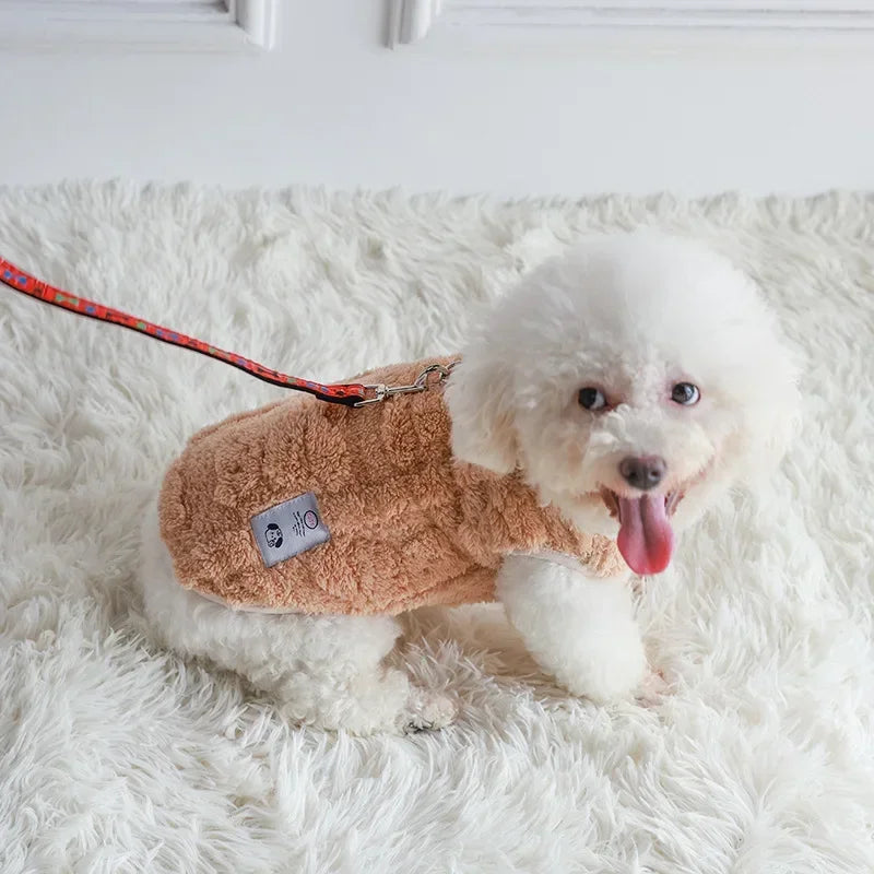 Soft Fleece Dog Sweater for Winter Warmth - Smarsty
