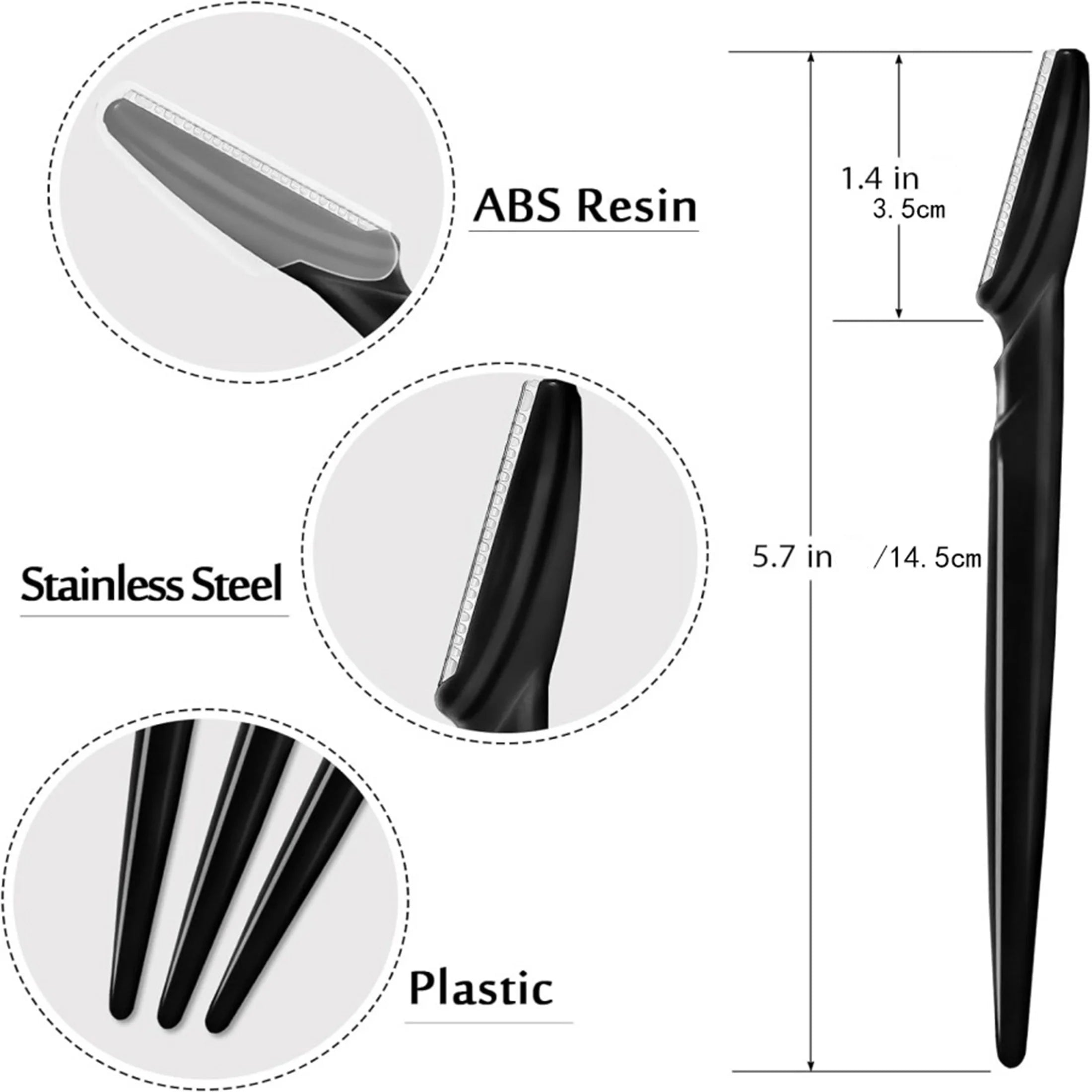 Portable Eyebrow Trimmer Set for Safe Hair Removal - Smarsty