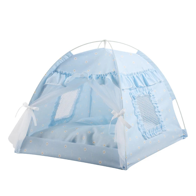 Foldable Cat Tent Bed for All Seasons - Smarsty