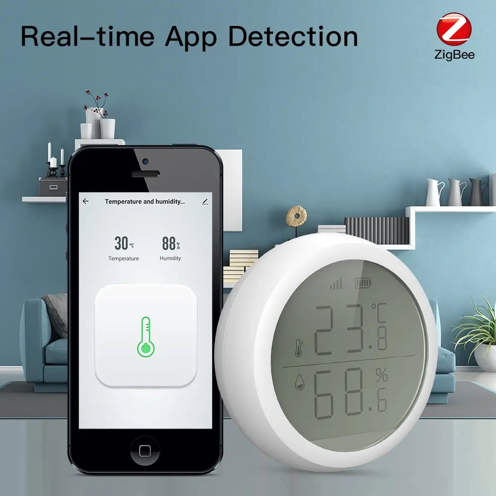 Tuya Smart ZigBee Temperature and Humidity Sensor - Smarsty