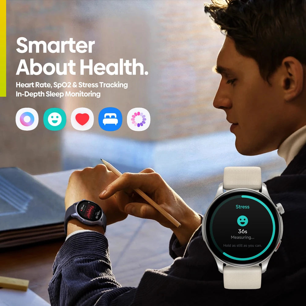 Zeblaze Btalk 3 GPS Smartwatch with AMOLED Screen - Smarsty