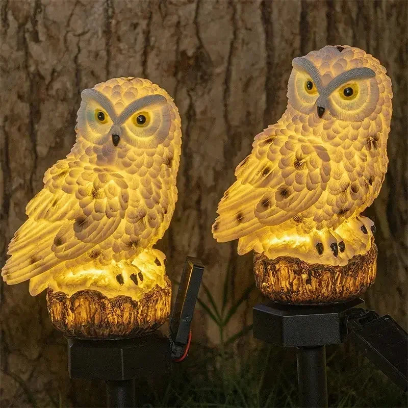Solar Powered Owl Garden Light for Outdoor Decoration - Smarsty