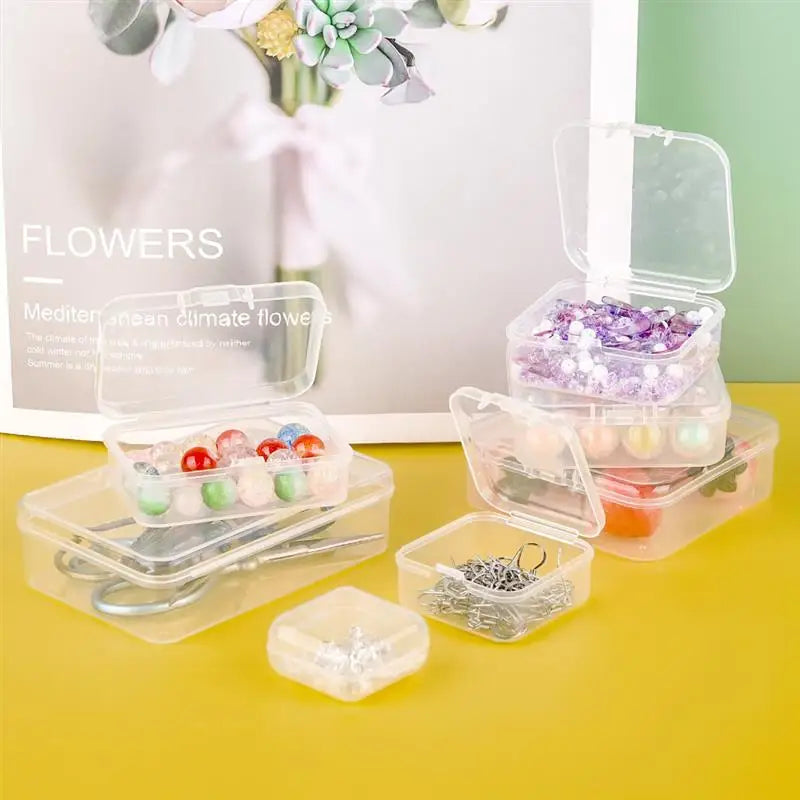 Translucent Plastic Jewelry Storage Box Set - Smarsty