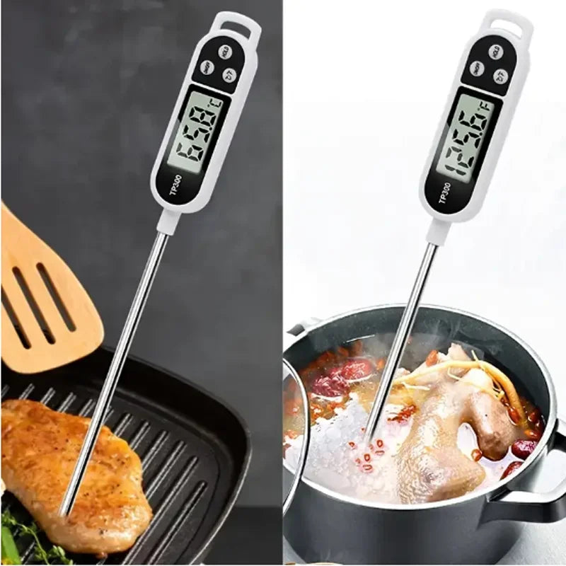 Xiaomi Digital Kitchen Food Thermometer Stainless Steel Electronic Temperature Gauge Tool Thermometer For Milk BBQ Meat Cooking