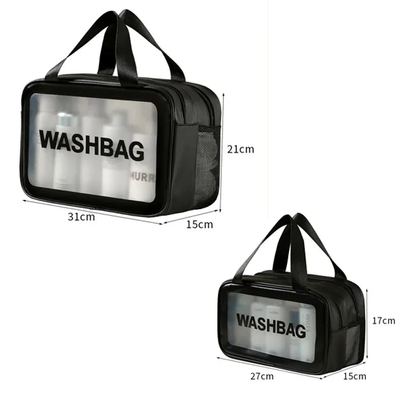 Wet-dry separation makeup bag portable toiletry bag travel essentials large capacity storage bag fitness swimming essentials - Smarsty