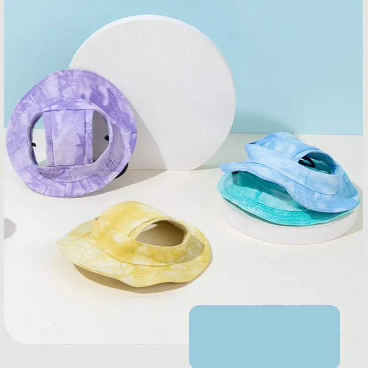 Cotton Cat Sun Hat With Ear Holes For Pets - Smarsty