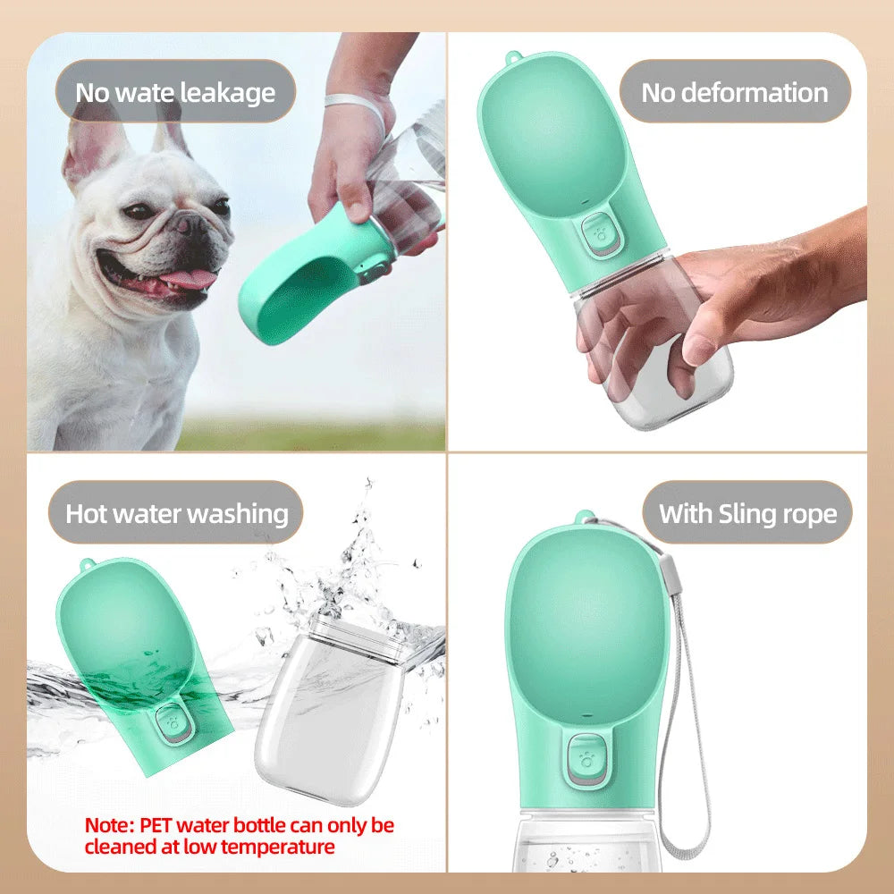 Portable Leakproof Dog Water Bottle for Hiking - Smarsty