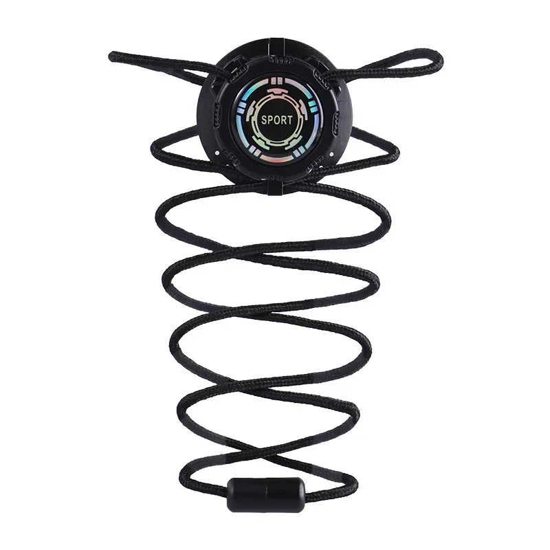 easy installation Automatic Shoelaces Without ties Black white Swivel Buckle Laces Thick Rope Sneakers Shoelace Shoe Accessories - Smarsty