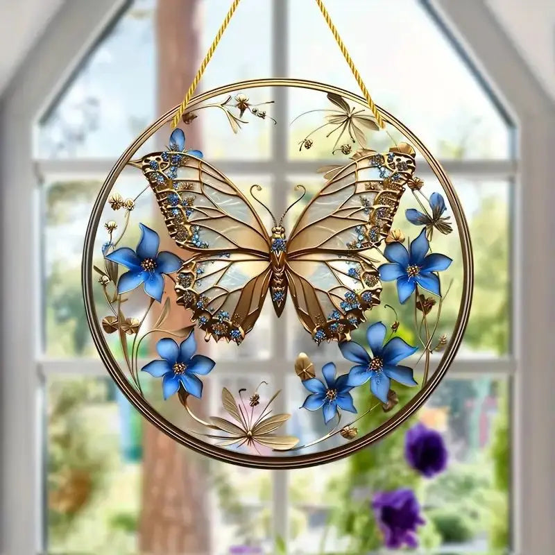 Hummingbird Acrylic Suncatcher for Vibrant Home Decor - Smarsty