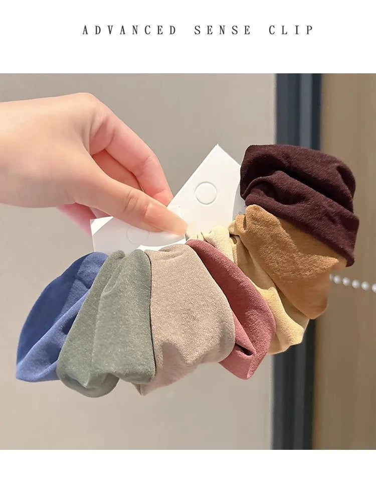 Thick Widen Hair Ties Set Secure Hold Scrunchies For Women - Smarsty
