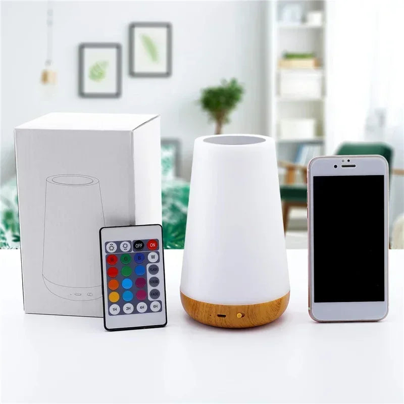 Color Changing Dimmable Night Light with Remote Control - Smarsty