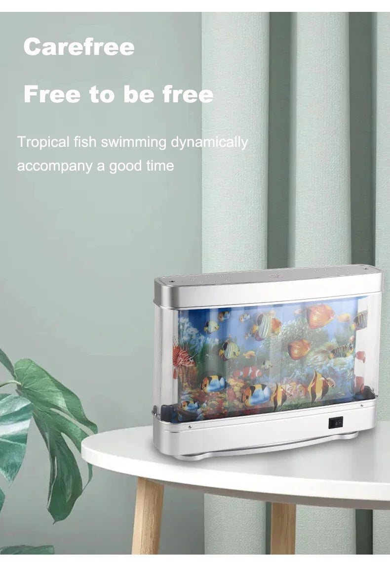 Tropical Fish Tank Lamp with Motion Effect Night Light - Smarsty