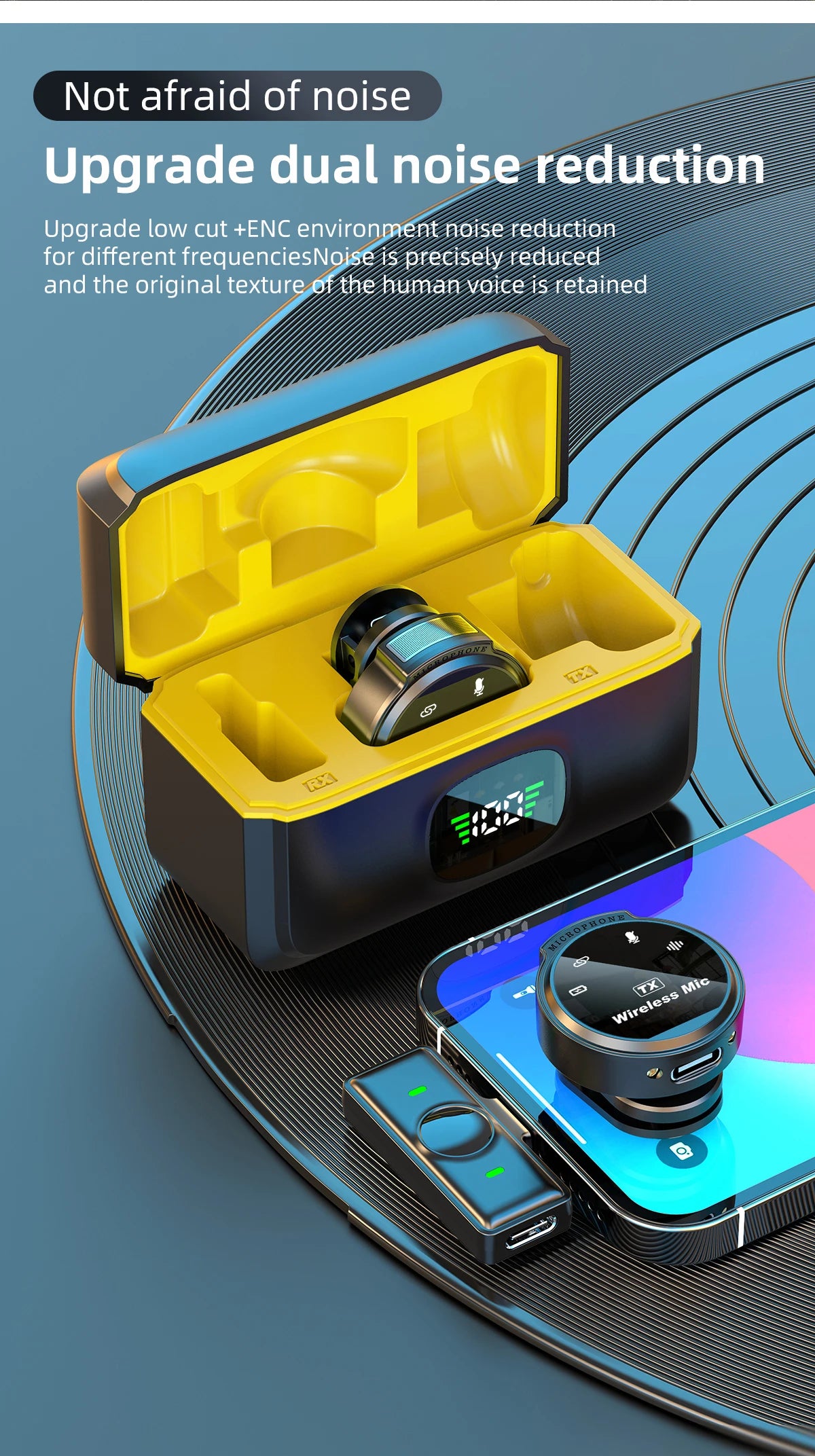 Xiaomi Wireless Lavalier Microphone for Mobile Live Recording - Smarsty