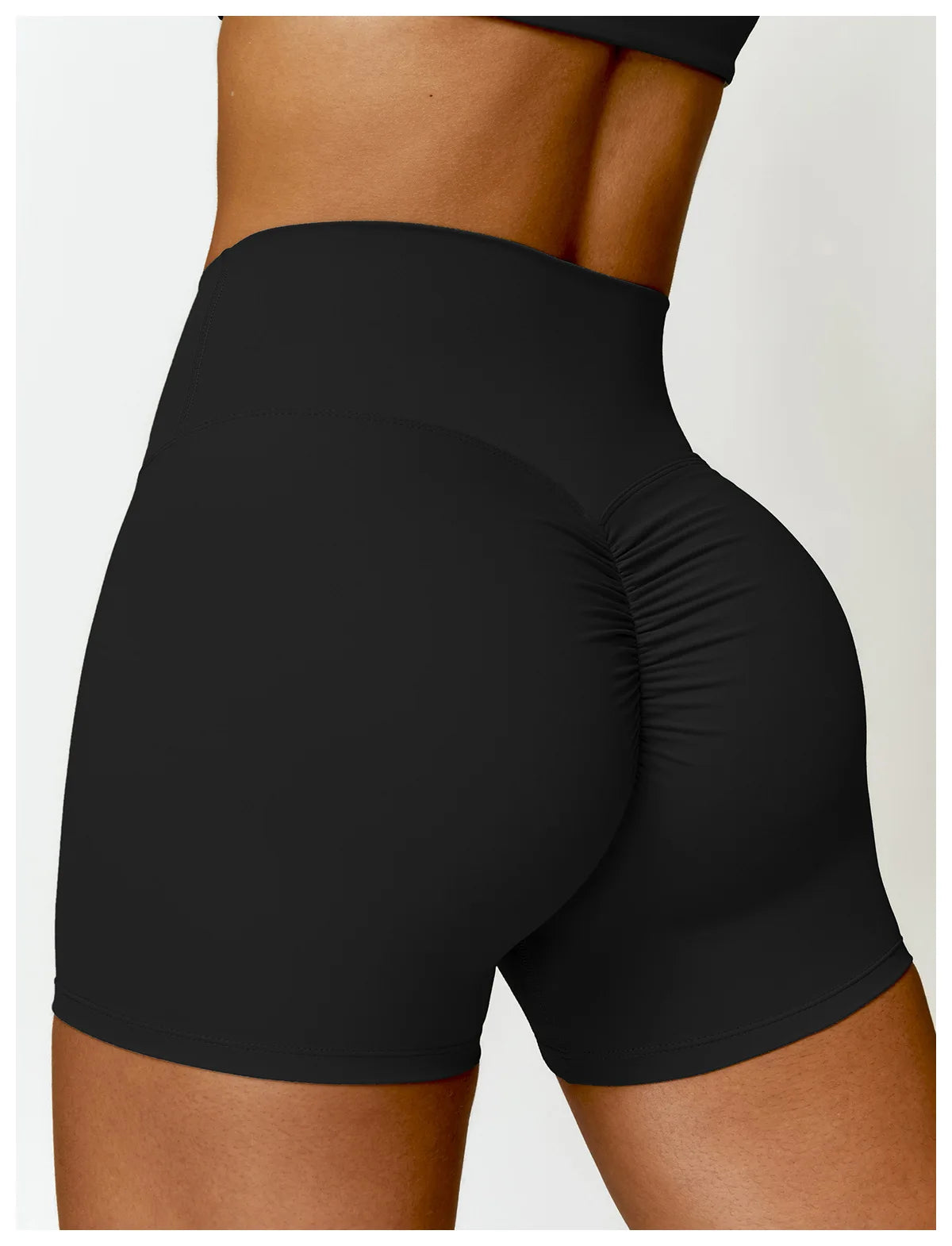 Ctenkevet Solid Color Women Fitness Quick-Dry Sport Short Women Cycling Soft Training Shorts Jog High Waist Yoga Short Legging - Smarsty