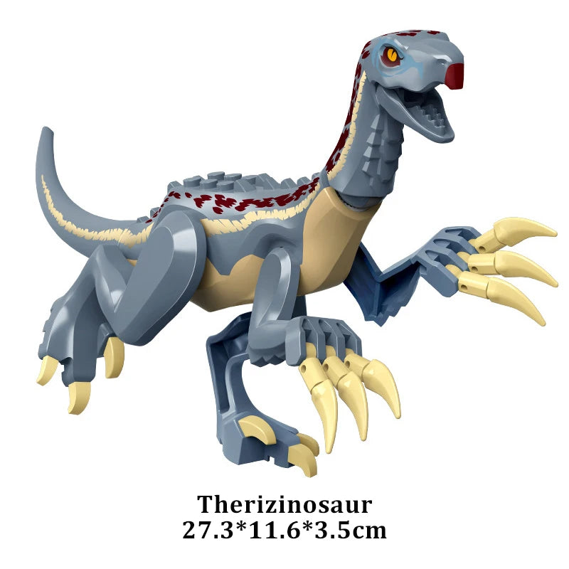 Jurassic Dinosaur World Brutal Raptor T-Rex Triceratops Indominus Rex Model Building Blocks Dino Velociraptor Figure Bricks Toys
