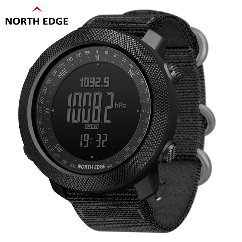 North Edge Men's Waterproof Digital Sports Watch with Altimeter - Smarsty