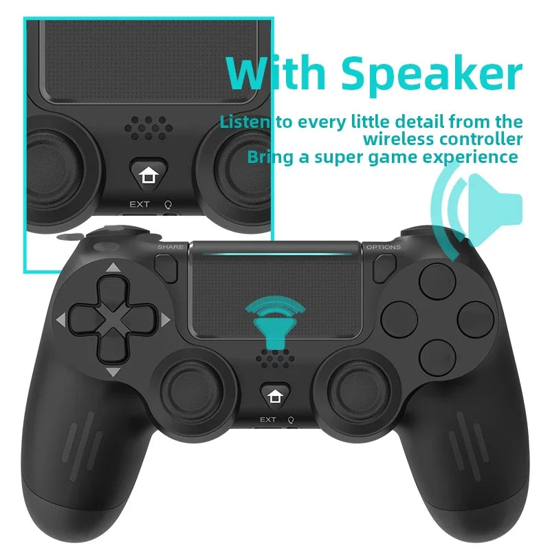 Wireless Bluetooth Game Controller for PS4 with Dual Vibration - Smarsty