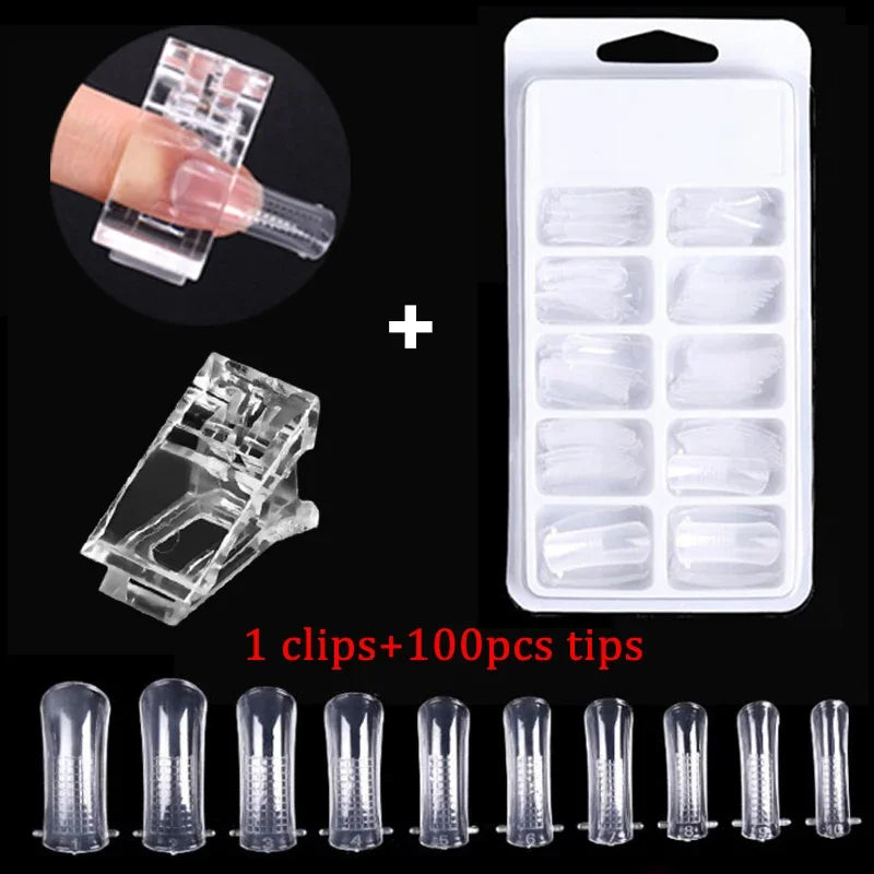 Acrylic Nail Tips Kit for Quick DIY Manicures - Smarsty