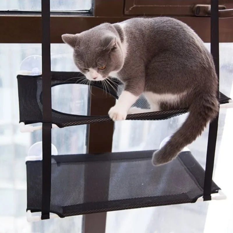 Cat Hammock Window Bed for Sunny Relaxation - Smarsty