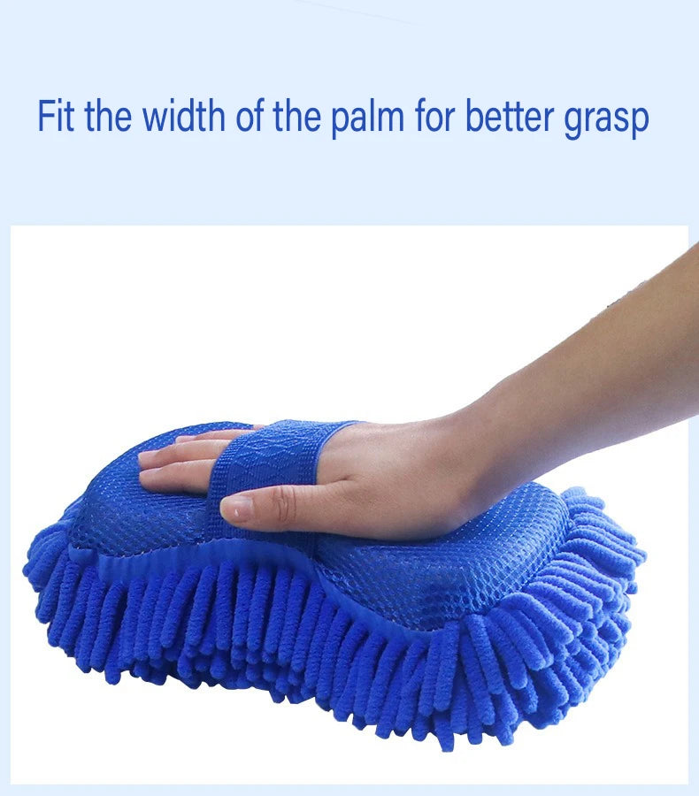 Microfiber Chenille Car Wash Sponge And Cleaning Tool - Smarsty