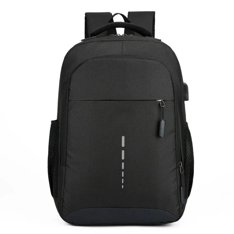 Mens BackPack LargeCapacity Simple Fashion Travel Female Student ComputerBag - Smarsty