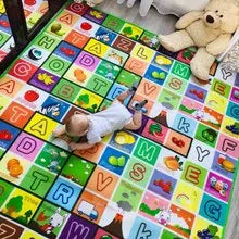 Baby Play Mat Doubel Sided Animals Kids Rug Educational Toys for Children Soft Floor Toddler Crawling Carpet Game Activity Gym by Smarsty