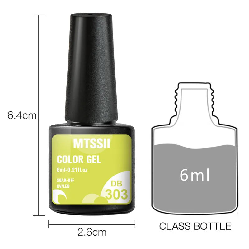 Auroras Thermal Rubber Base Gel Nail Polish Long Lasting Glitter - Smarsty