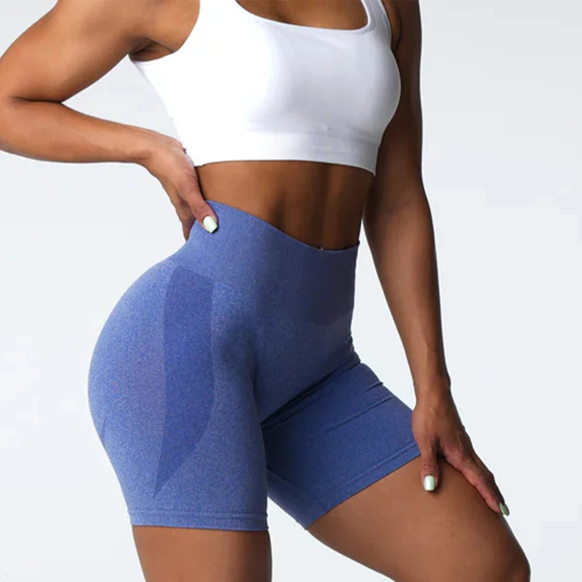 TKITK Seamless Shorts Women Workout Shorts Fitness Sports Short Gym Yoga Shorts Yoga pants leggings cycling shark pants - Smarsty