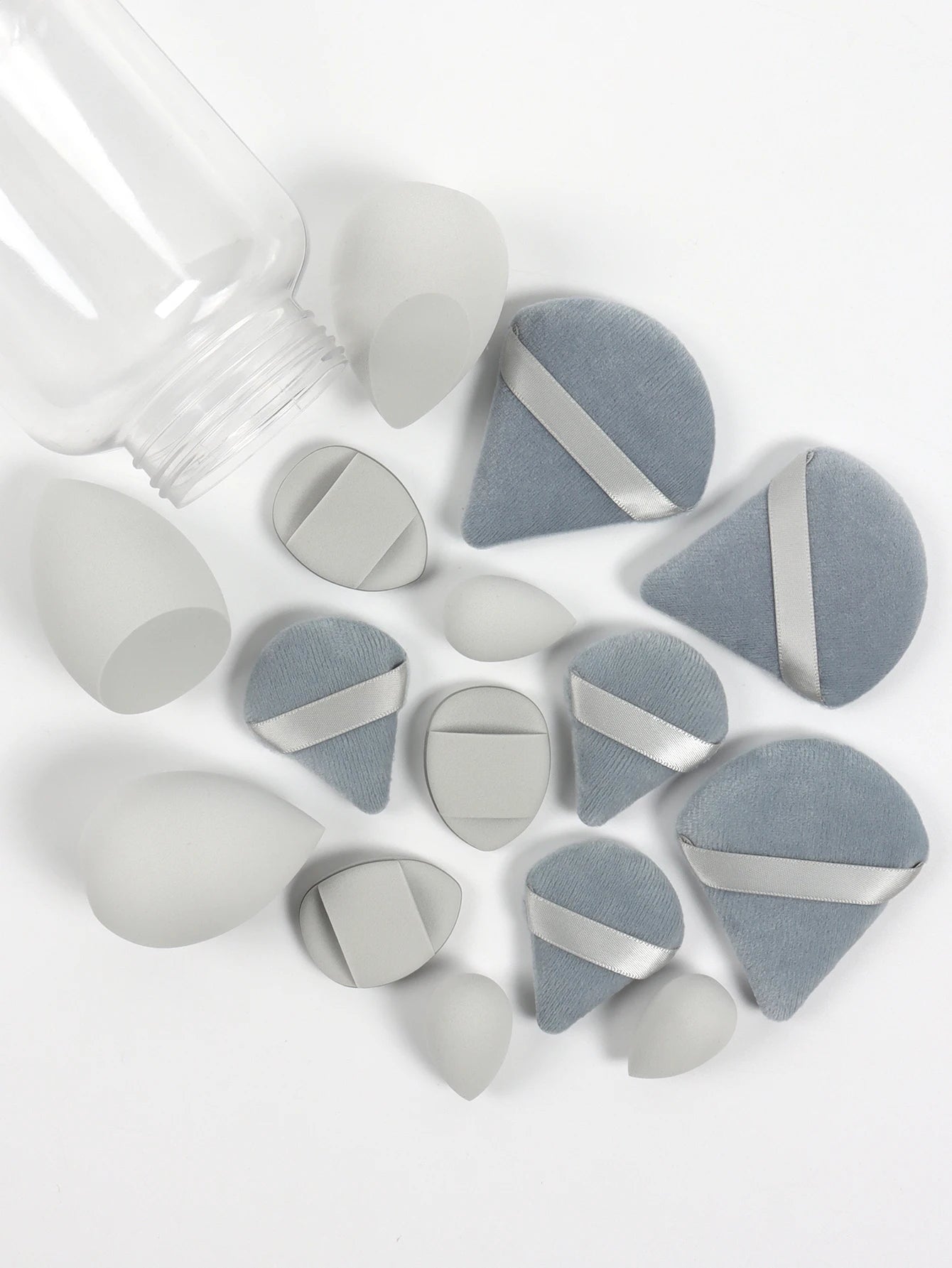 Spring Cosmetic Puff Set with Mini Makeup Eggs and Cushions - Smarsty