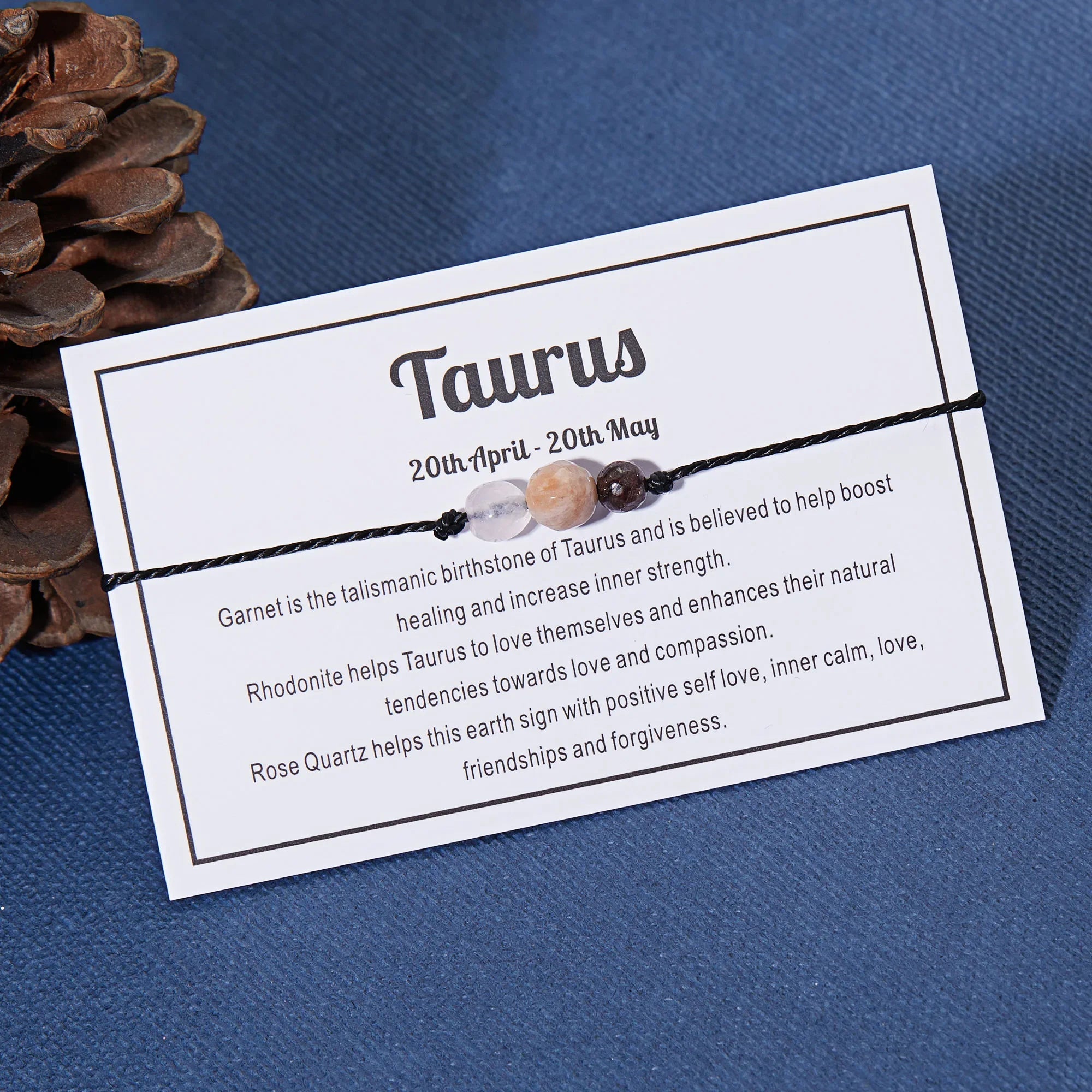 12 Constellation Natural Stone Beads Bracelets for Zodiac Signs - Smarsty