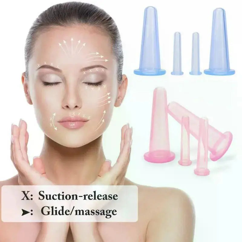 Silicone Vacuum Cupping Massage Jars for Anti Cellulite - Smarsty