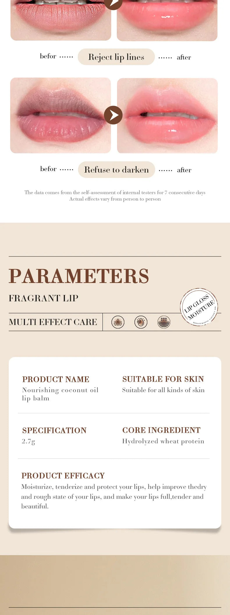 Coconut Lip Balm for Lasting Moisture and Nourishment - Smarsty