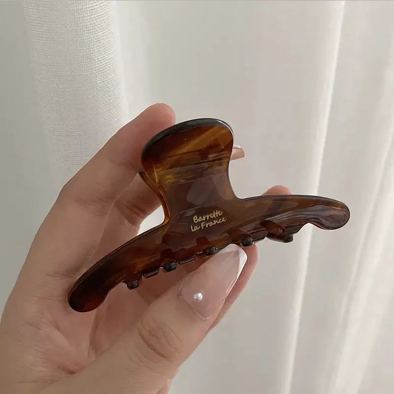 Acetate Hair Claw Clip For Women Vintage Secure Hold - Smarsty