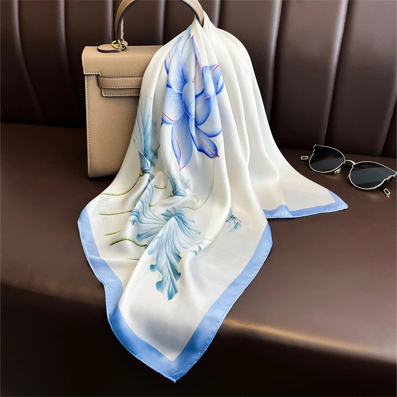 Luxury Silk Horse Print Scarf for Women - Smarsty
