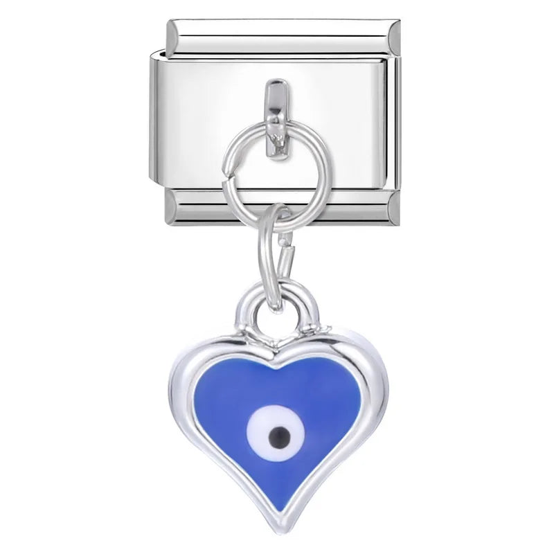 Italian Stainless Steel Charm Links For 9mm Bracelets - Smarsty