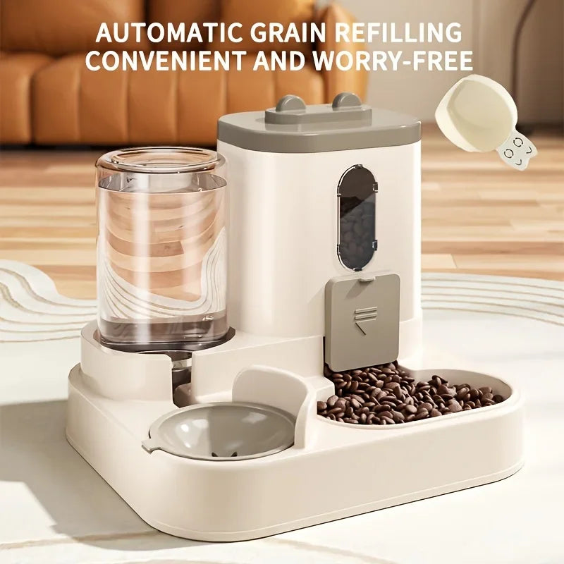 Automatic 2in1 Cat Food and Water Dispenser - Smarsty