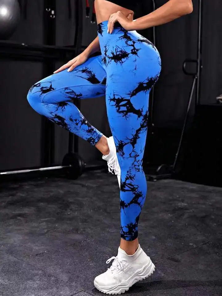 Women Yoga Pants Sport Leggings Seamless High Waist Push Up Woman Tights Fitness Workout Leggins Gym Clothing - Smarsty