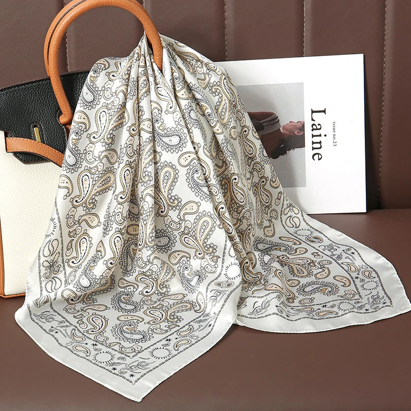 Luxury Silk Hijab Hair Bands With Sun Protection - Smarsty