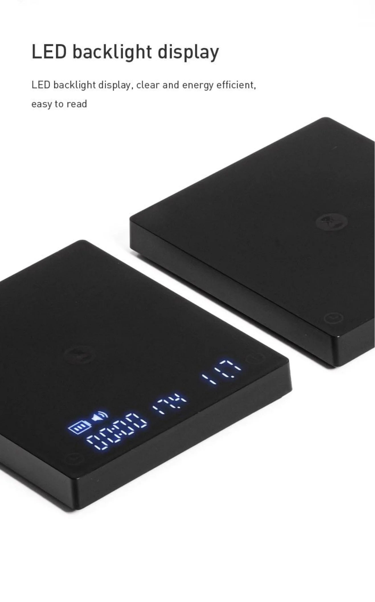 TIMEMORE Store Black Mirror Mini New Espresso Coffee Food Kitchen Scale With Time USB Light Weight Digital Scale by Smarsty