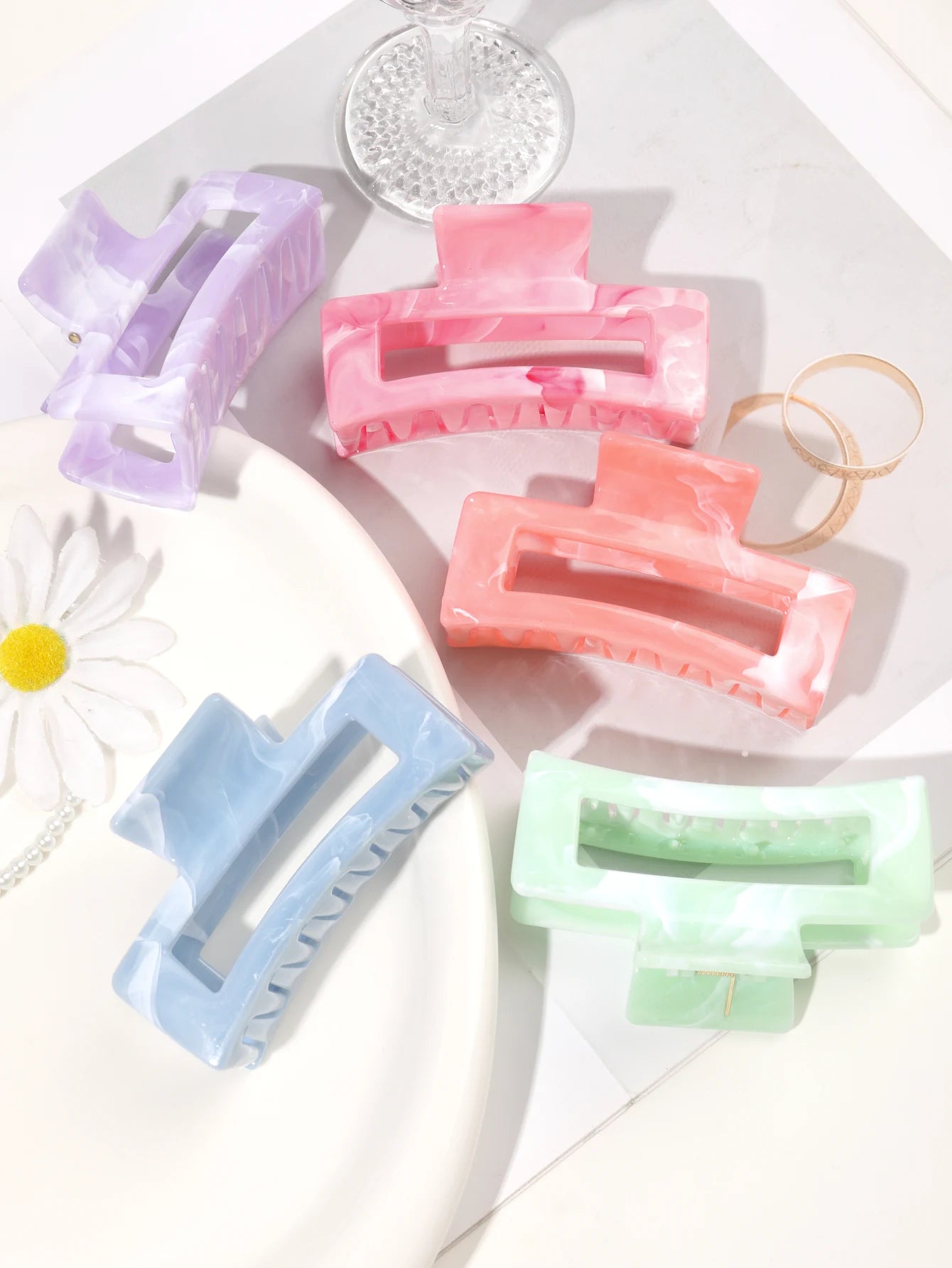 Hair Claw Clips Strong Hold Nonslip For Thick Hair - Smarsty